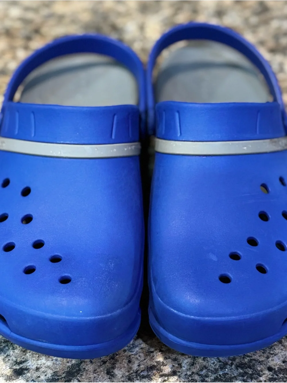 Crocs Modi Sport Flip Sandals Blue Gray Slip On Men’s Size 13 Clog